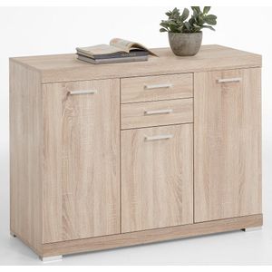 Dressoir Bristol 3 XL van 120 cm breed in eiken