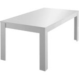 Eettafel Dama 180 cm breed hoogglans wit
