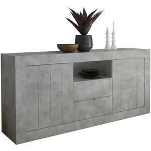 Dressoir Urbino 184 cm breed in grijs beton