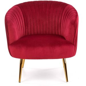 Fauteuil Crown in rood