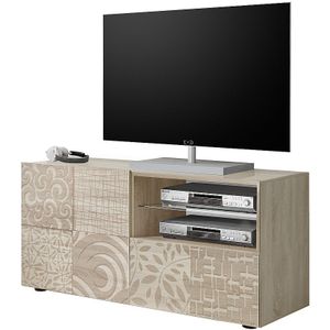 Tv-meubel Miro 121 cm breed in sonoma eiken