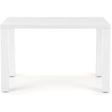 Eettafel Roos 120 cm breed hoogglans wit