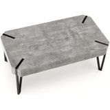 Salontafel Emily 110 cm breed in grijs beton
