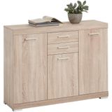 Dressoir Bristol 3 van 120 cm breed in eiken