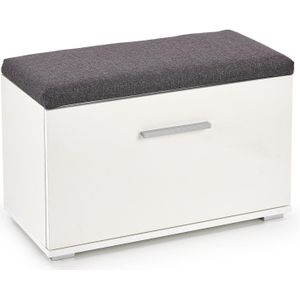 Schoenenbank Lima 70 cm breed in hoogglans wit