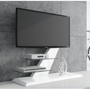 Tv-meubel Vento 110 cm breed - Hoogglans wit