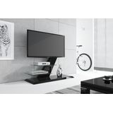 Tv-meubel Vento 110 cm breed - Hoogglans Zwart