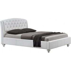 Tweepersoonsbed Sofia 160x200 cm wit