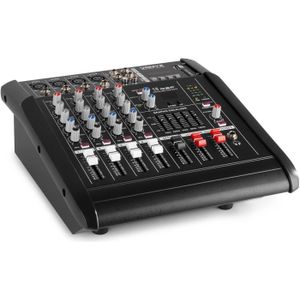 Vonyx AM5A 5-kanaals muziekmixer met ingebouwde 1000W versterker