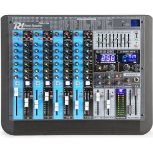 Power Dynamics PDM-S1204 professionele 12 kanaals mixer