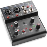 Mengpaneel mixer - Vonyx VMM301 - USB mixer met Bluetooth - 3-kanaals