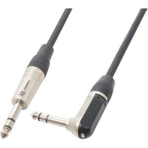 PD Connex Kabel 6.3 Stereo - Haaks 6.3 Stereo 3 meter