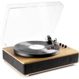 Fenton RP162LW hifi retro platenspeler met Bluetooth in/out en speakers - Hout (Lightwood)