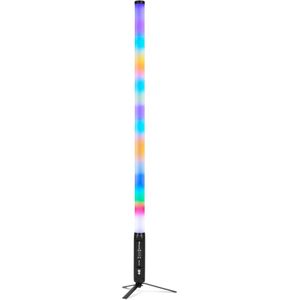 BeamZ Zelos LED Tube - Met 360° RGBW/CW LED’s - IP65 - 12 uur accuduur en draadloze DMX