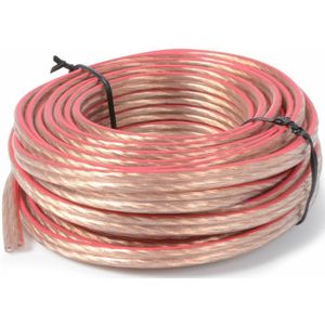 Luidsprekerkabel - PD Connex rol van 10 meter 1.5mm2 luidsprekerkabel - Transparant