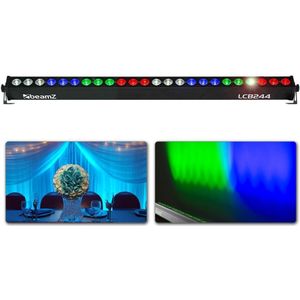 BeamZ LCB244 LED bar met 24 LED's in 8 secties