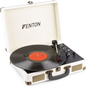 Fenton RP115G retro platenspeler met Bluetooth en USB - Crème