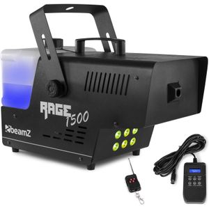 BeamZ RAGE1500LED rookmachine met draadloze afstandsbediening
