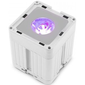 Beamz Professional KUBE20WH - IP65 - RGBWA-UV - Uplight op accu voor binnen en buiten - Wit