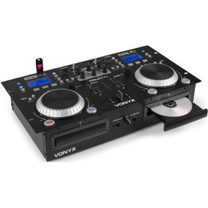 Vonyx CDJ500 CD/USB speler met Bluetooth, mixer en versterker