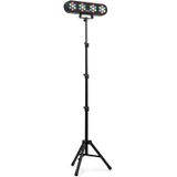 Fuzzix AllStar1 LED discolamp op statief - 4 RGB PAR spots in één - Incl. afstandsbediening