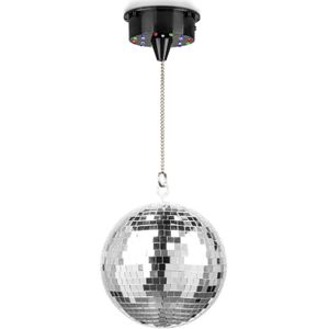 Fuzzix MB20ML Discobal 20 cm - met motor op batterijen en RGBW LED's