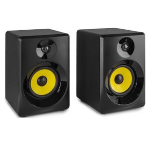 Vonyx SMN40B actieve studio monitor speakers 100W - Zwart