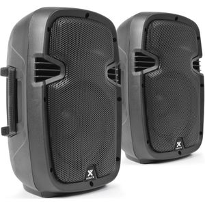 Vonyx SPJ-800A actieve 8" speakerset met standaards