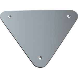 BeamZ Truss P33 driehoek truss baseplate - Zilver