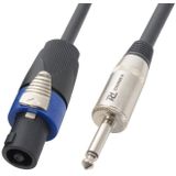 Speakerkabel: Jack 6.3mm - Speakon NL2 - 5m