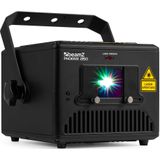 BeamZ Phoenix2150 laser - RGB laser 2,1W - Met ILDA en DMX - Inclusief afstandsbediening