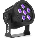 BeamZ SlimPar30 blacklight Par spot met 6x 2W LED's
