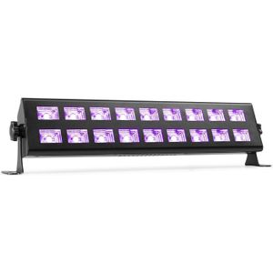 BeamZ BUV293 LED blacklight bar met 18 krachtige UV LED's