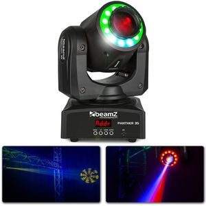 BeamZ Panther 35 Moving Head met LED ring en 35W LED