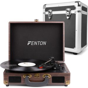 Fenton RP115B platenspeler met Bluetooth en platenkoffer
