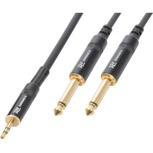 Kabel 3.5 Stereo-2x6.3 Mono 1.5m HQ