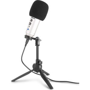 Vonyx CM320S USB studio microfoon met tafelstandaard - Titanium