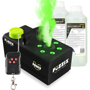 Fuzzix F506V verticale party Rookmachine met 6 RGB leds incl 2L Rookvloeistof