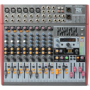 Power Dynamics PDM-S1203 Stage Mixer 12-Kanaals  DSP/MP3- USB IN/UIT