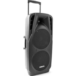 Vonyx SPX-PA9210 mobiele speaker 2x 10" 1000W op accu