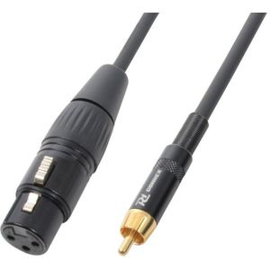 PD Connex Kabel XLR Female - RCA Male 3.0m