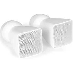 Power Dynamics BSX30W 100V speakers - Muur speakers met beugels - 2.5 inch - 30W - Wit