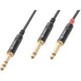 PD Connex Kabel 6.3 Stereo - 2x6.3 Mono 3m