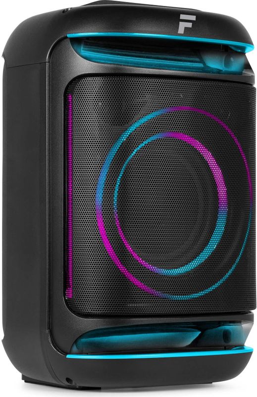 Fenton Track165 portable speaker met Bluetooth - Partybox met LED-lichten en oplaadbare accu - 120W