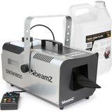 BeamZ SNOW1800 sneeuwmachine met 5 liter sneeuwvloeistof