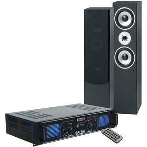SkyTec - SPL500MP3 - Stereo Installatie - 500W - Fenton Hifi Speakers - 10m Luidsprekerkabel