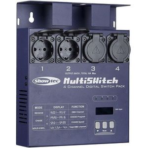 Showtec MultiSwitch switchpack 4-kanaals