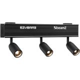 BeamZ EZYBar3 LED bar op accu - LED bar met 3 draaibare 10W LED-spots - Handmatige zoom - CW/WW