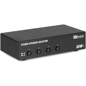 Power Dynamics - SSW4 - Speaker Selector - 100W per Kanaal - Voor 4 Luidsprekers