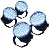 BeamZ wit Party Strobes Set van 4 Stroboscopen